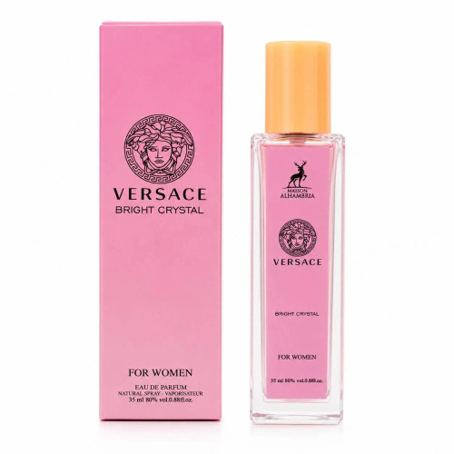 عطر زنانه ۳۵ میل الحمبرا مدل ورساچه برایت کریستال (Alhambra Versace Bright Crystal)