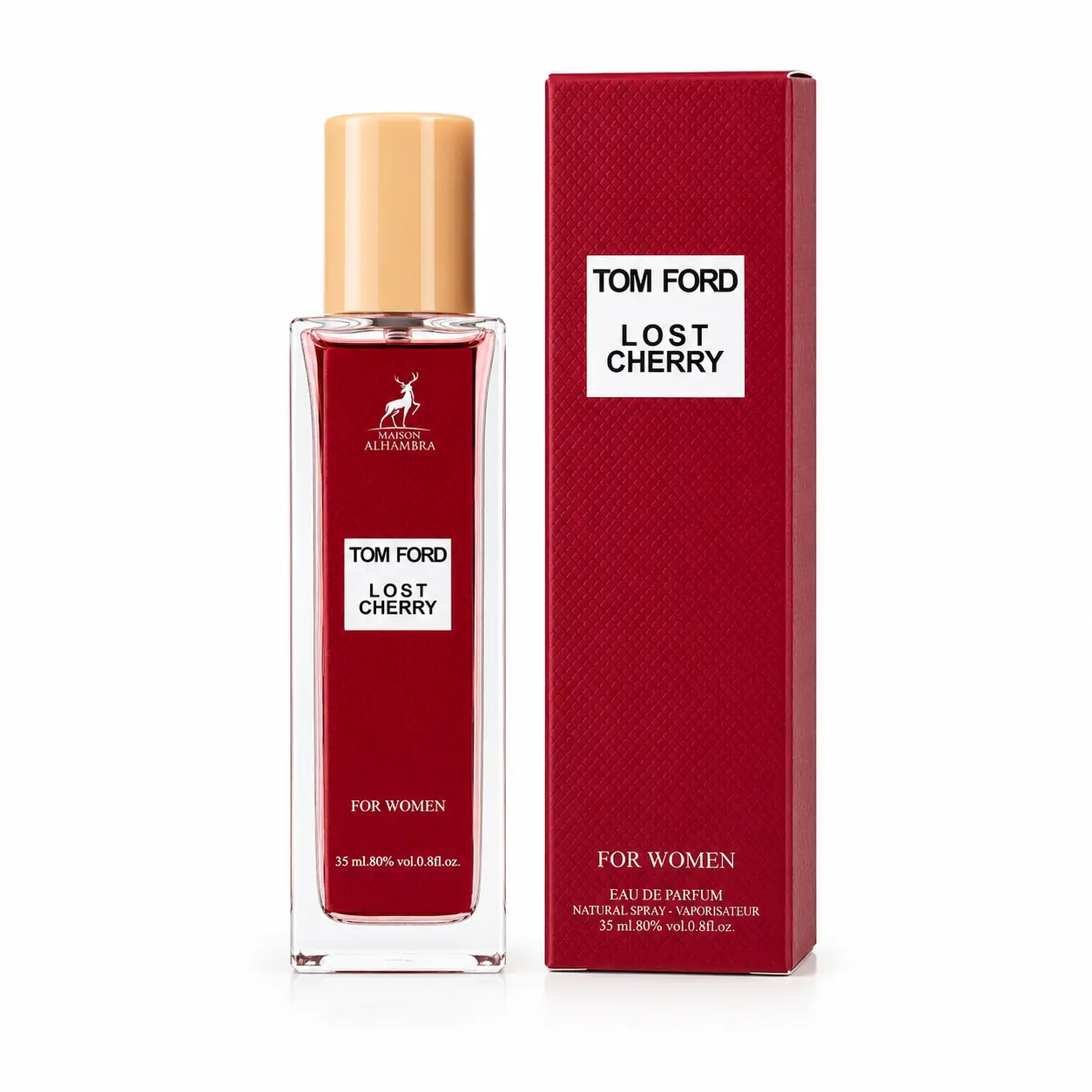 عطر قلمی ۳۵ میل الحمبرا مدل تام فورد لاست چری (Alhambra TomFord Lost Cherry)
