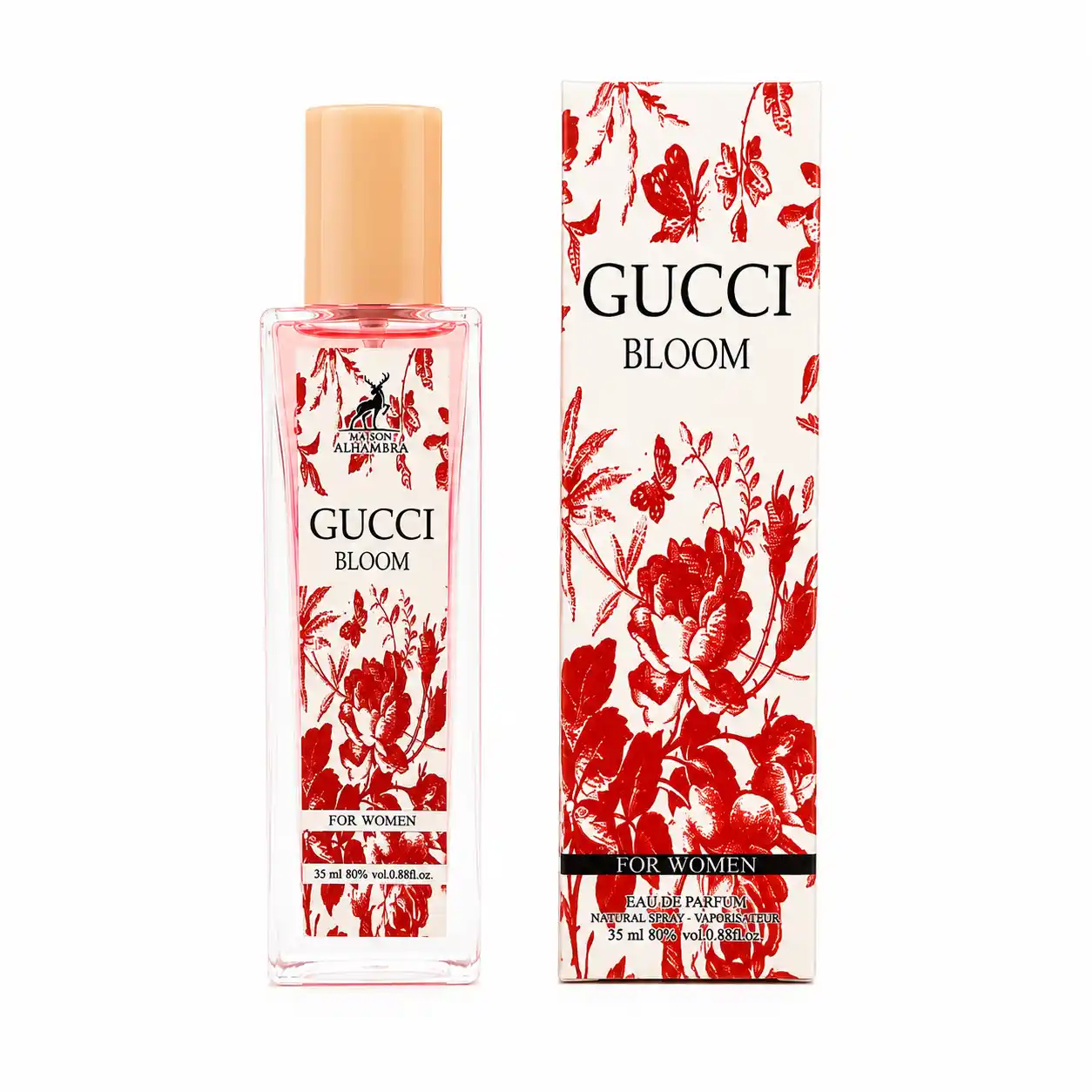 عطر زنانه ۳۵ میل الحمبرا مدل گوچی بلوم (Alhambra  Gucci Bloom)