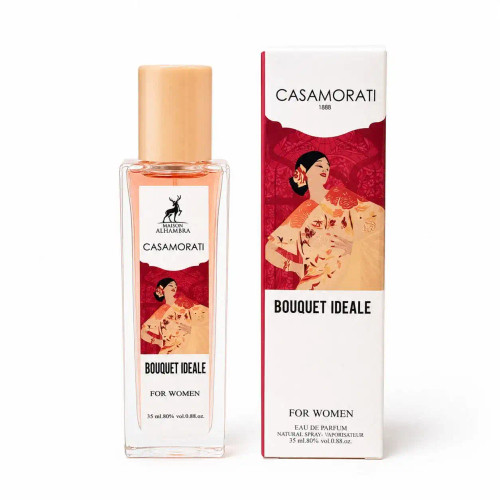 عطر زنانه ۳۵ میل الحمبرا مدل کازاموراتی بوکت آیدل (Alhambra Casamorati Bouquet Ideale)